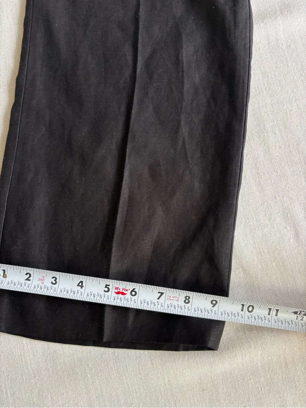 Aritzia Wilfred The Effortless High Rise Wide Leg Linen Blend Pants Black Size 2